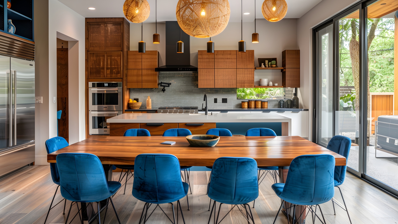 Kitchen and Dining Layout Plan