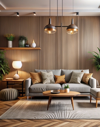 Luxury living room interior by PMC